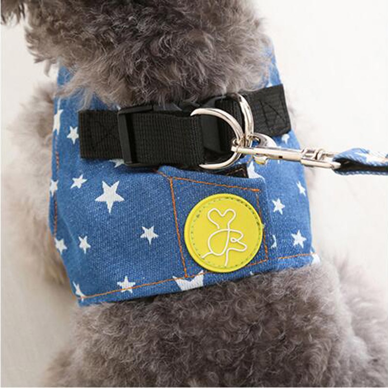 Atmungsaktive Streifen Haustier nutzbar machen Tarnung Hund Weste Welpen Leinen Kleine Hunde Leine einstellen Für Chihuahua Teddy S M L XL