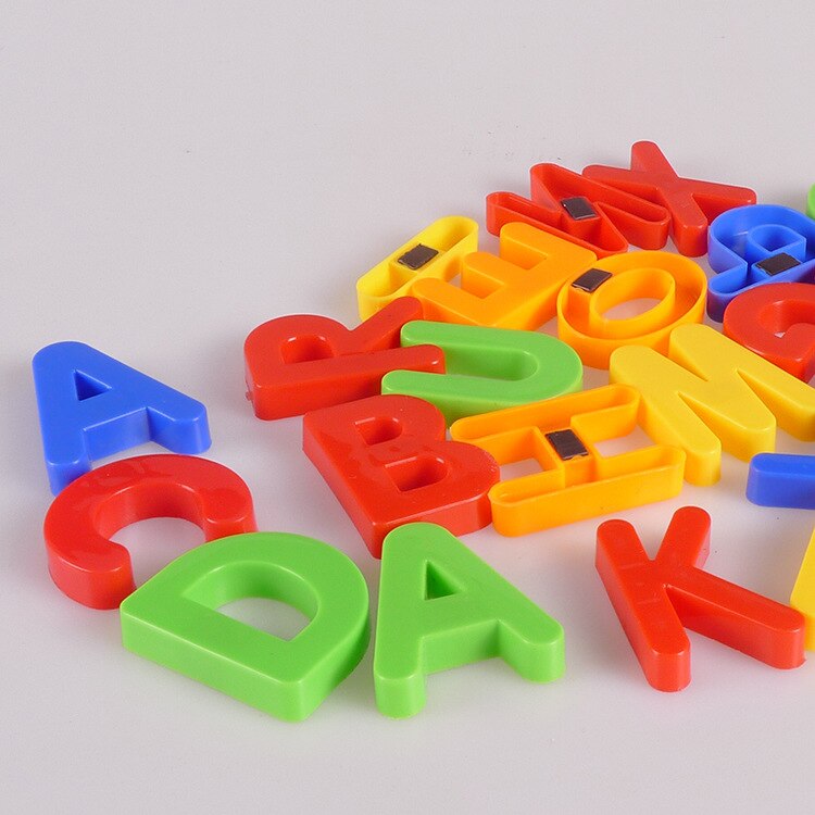 Letras magnéticas y alfabeto y números, imanes de nevera, pegatinas, imanes para niños, juguetes de , recuerdo, 78 Uds.