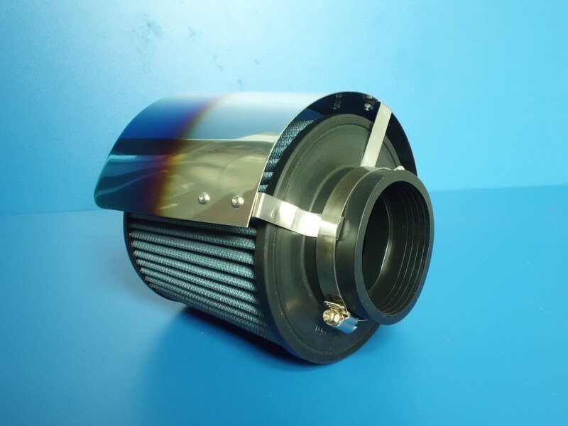 Uniwersalny tytanizujący filtr powietrza osłona termiczna robić filtra stożkowego 2.25 "robić 3.5"