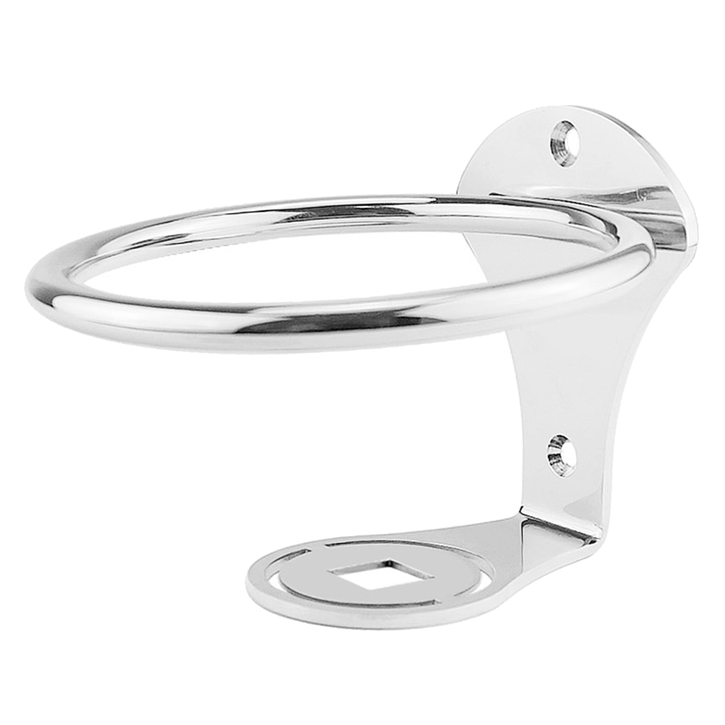 SILVER DRINK HOLDERS MARINE BOAT CARAVAN CAR CUP GLASS HOLDER MOUNT