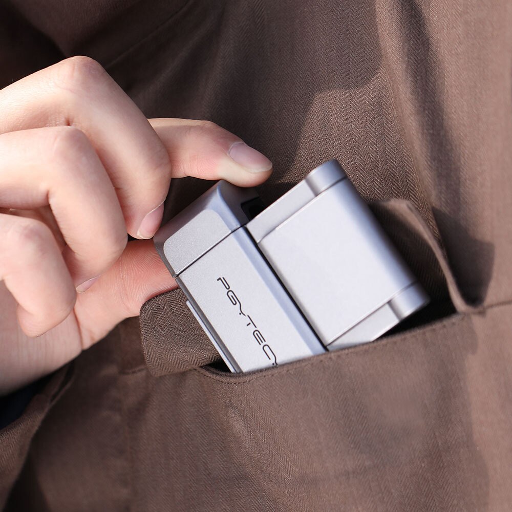 Pgytech til dji osmo lomme tilbehør foldbar telefonholder plus beslag sæt af pgytech nyeste produkt på lager