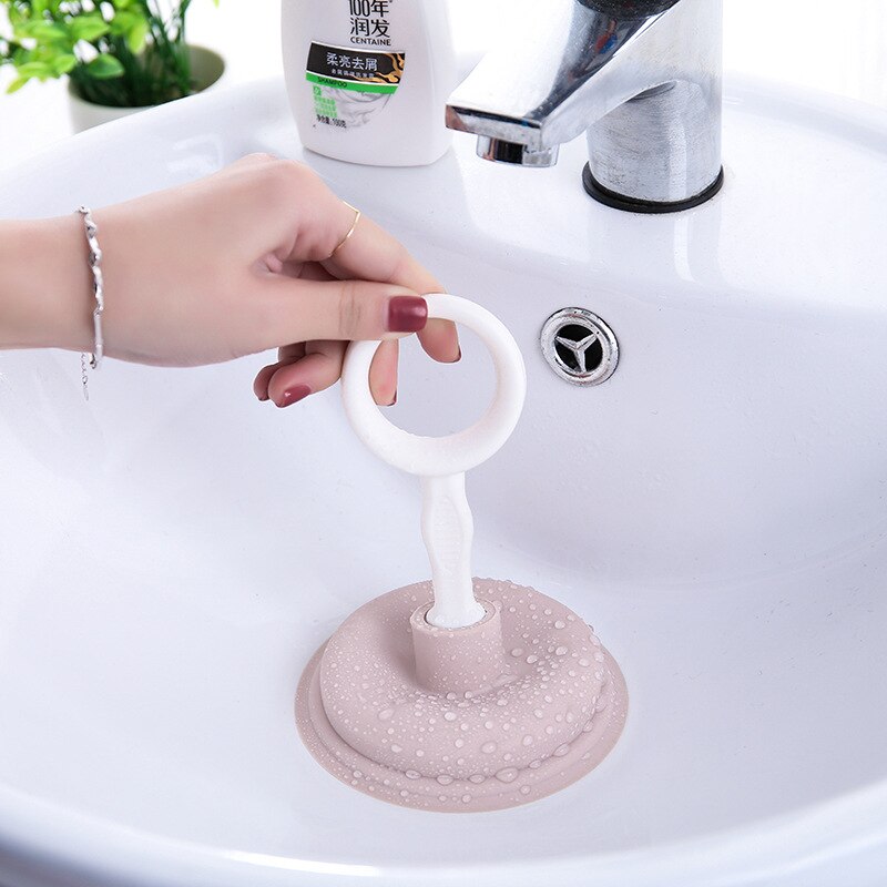 Kitchen Sink Pipeline Dredging Through Sewer Tools Hair Clogging Cleaner Household Flexible Pp Toilet Plunger Cleaning Tool
