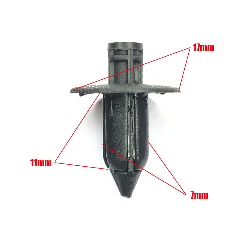20/50 Stuks Universele Auto Kuip Klinknagel Instelling Panel Fastener Clips 6 Mm 7 Mm 8 Mm Plastic push Pin Fastener