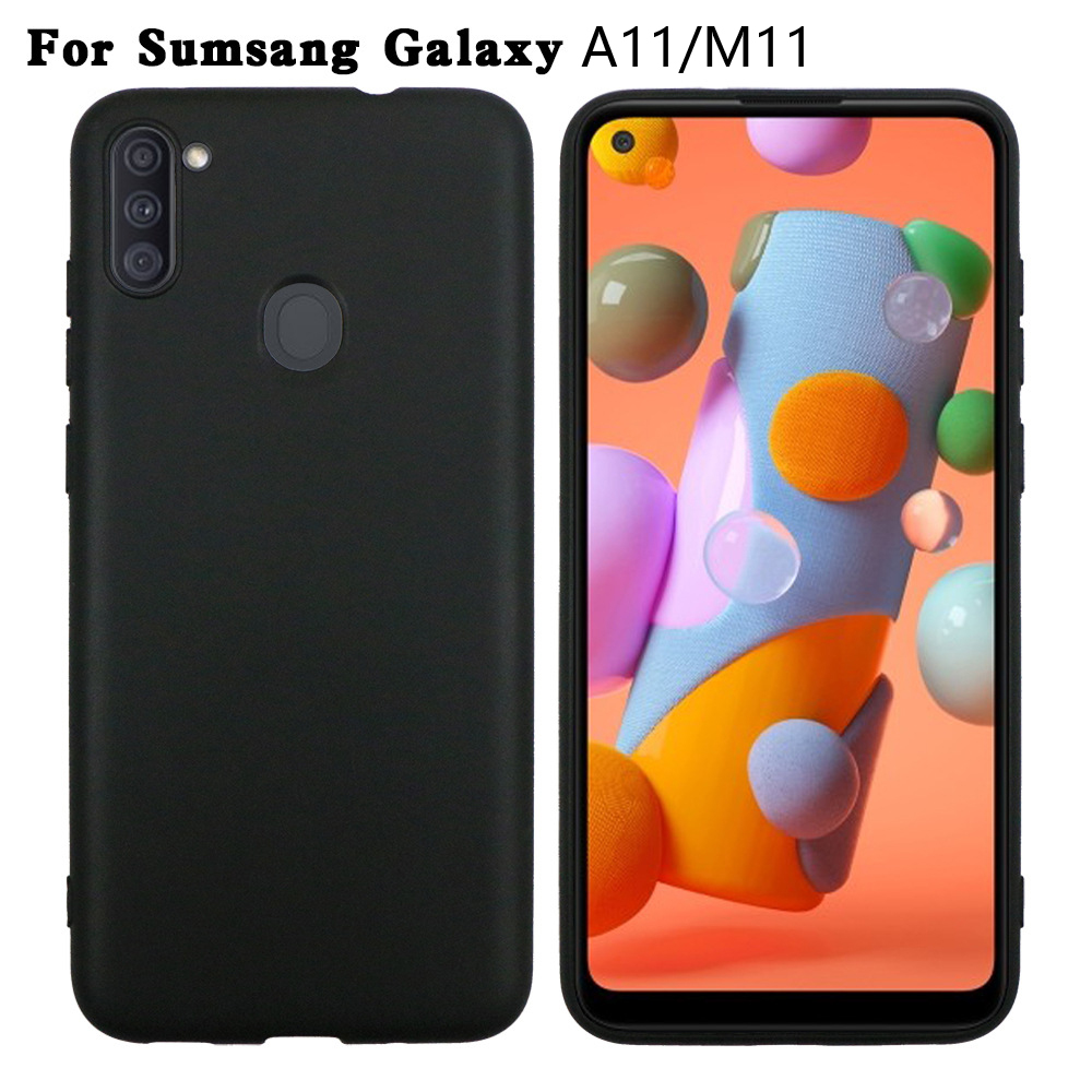 Per Samsung A11 custodia morbida in Silicone TPU Cover posteriore per Samsung Galaxy A11 M11 custodia Coque Capa