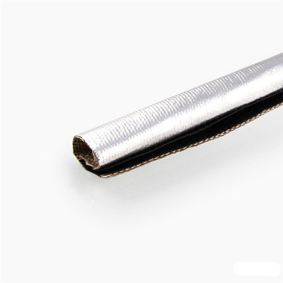 Car Metal Heat Shield Sleeve Insulated Wire Hose Cover Wrap Loom Tube Heat Shielding Sleeve Car Accessories