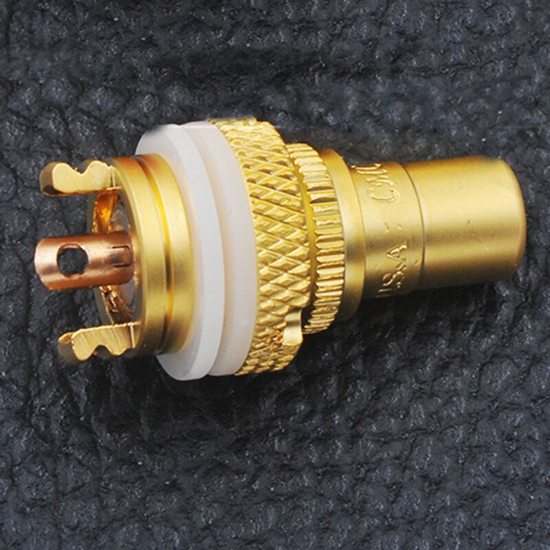 Red+White RCA Female Socket Chassis RCA CMC Female Connector Phono Copper Plug