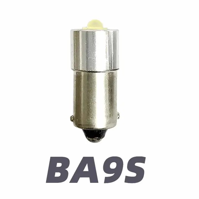 Ba9s p13.5s e10 dc 6-24v 5w stk. kraftige ledet-lommelykter med erstatningspærer, 1 stk. smd, 3535 stk. nødarbeidslamper: Gul / Blå