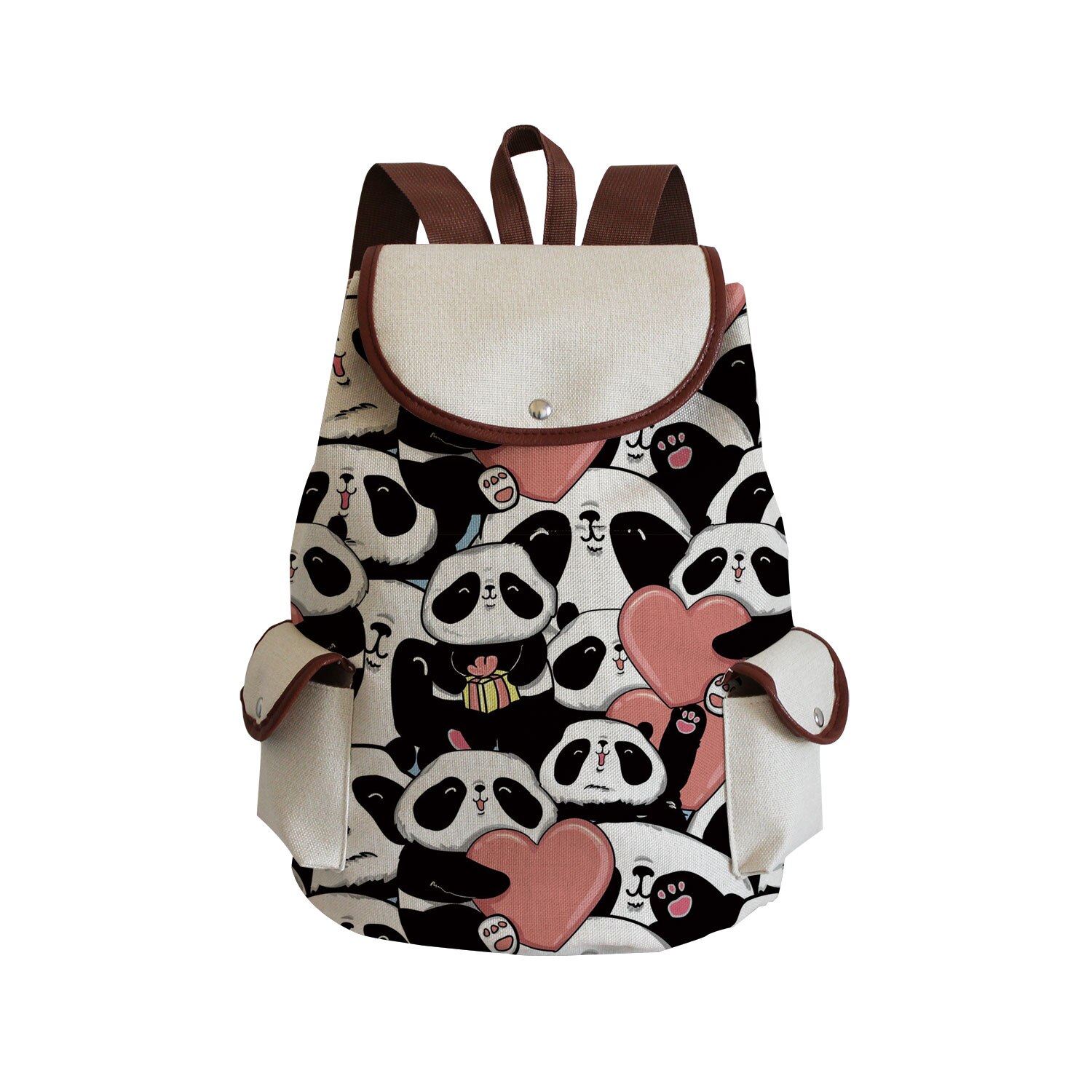 Nette Chinesischen frauen Rucksack Panda Blumen- Gedruckt Handtaschen schick Eco lässig Taschen Große Kapazität Rucksack Schule Tasche: sj4711