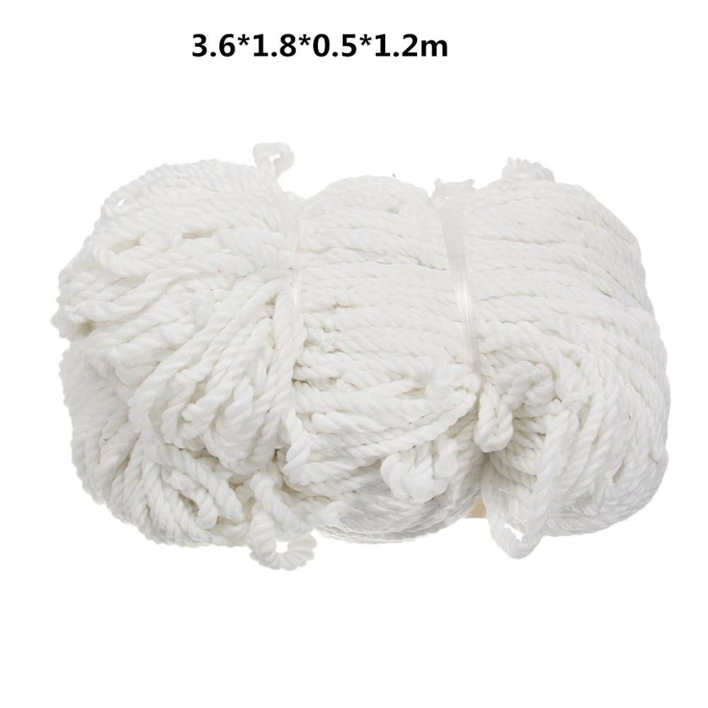 5 maten Voetbal Doel Netto Voetbal Doel Netto Polypropyleen Netto Voetbal voor Voetbal Doelpaal Junior Adult Kids Sport Training: 3.6x1.8x0.5x1.2m