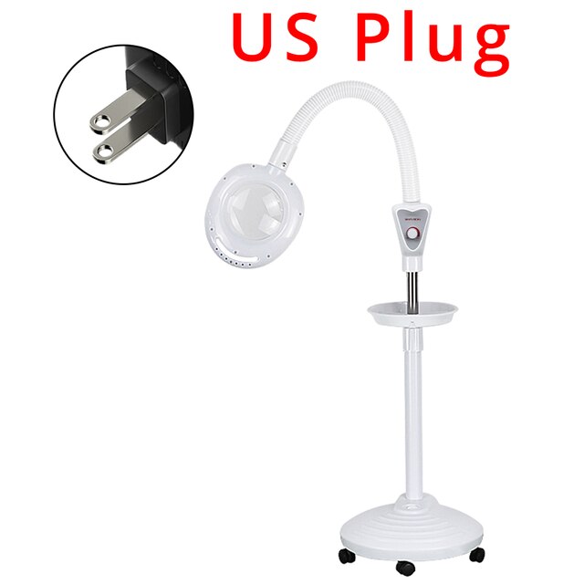 Beemyi Manicure Tattoo Lamp Apparatuur 8X Vergrootglas Lamp Voor Schoonheidssalon Tattoo Nail Make Facial Schoon Zorg Verlichting Gereedschap: US Plug
