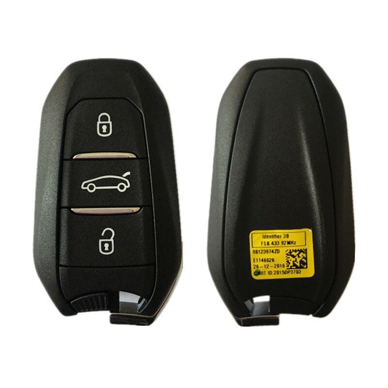 CN009035 Original For Peugeot 308 508 + Smart Key 3 Buttons IM2A AES PCF7953M Chip 434MHz Keyless Go