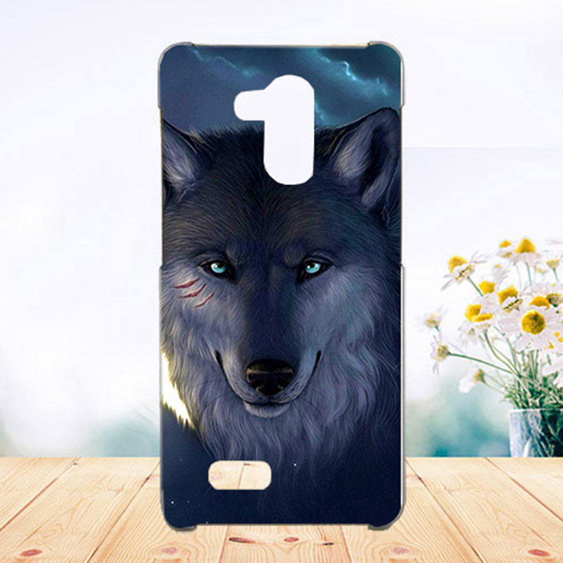 Soft Tpu Phone Case For BQ BQ-5516L Twin Cases Silicone Painted Wolf Rose Eiffel Fundas Sheer For BQ BQ-5516L Twin Back Cover