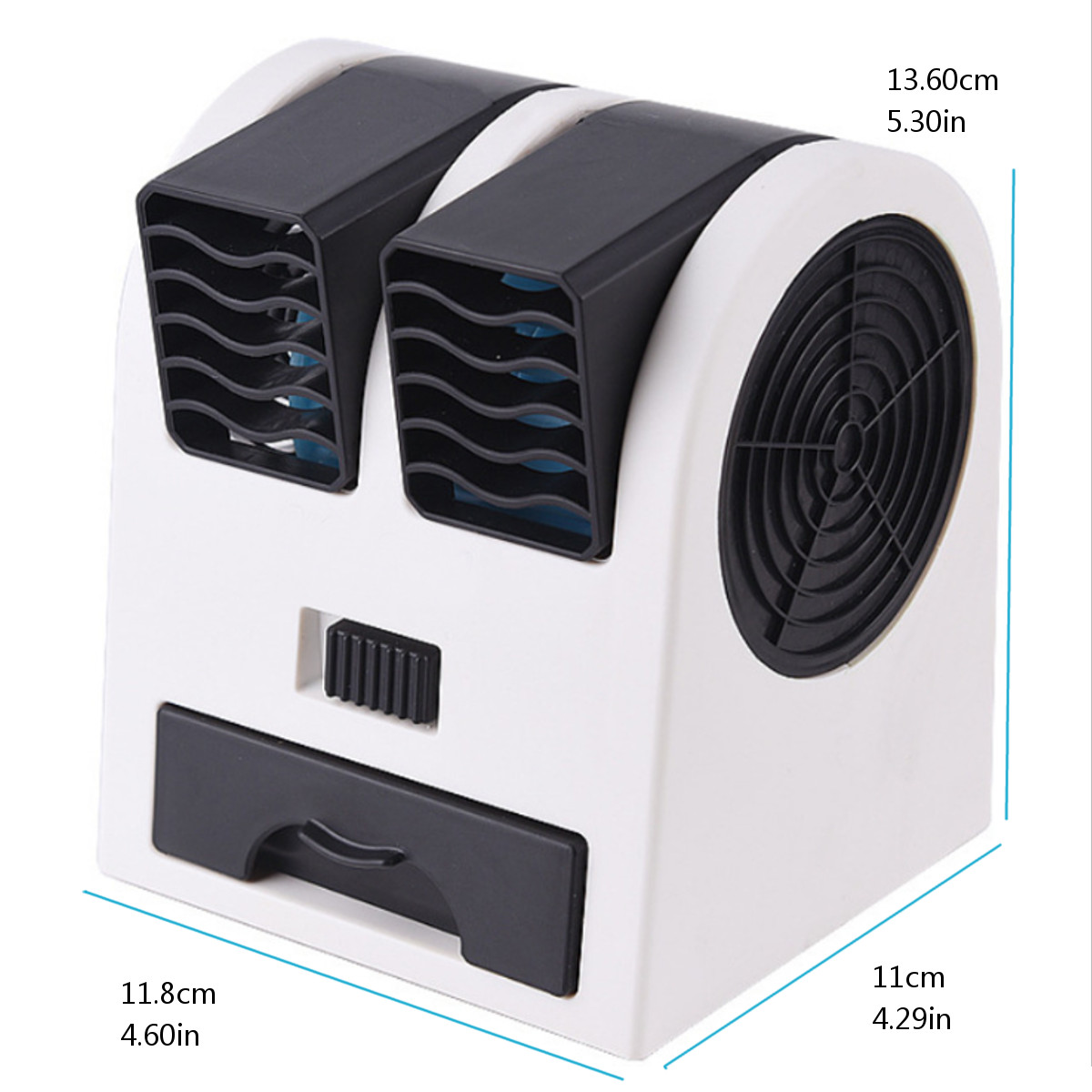 Mini bærbar klimaanlæg 6 farver lys conditioning luftfugter purifier usb desktop luftkøler fan med vandtank hjem 5v