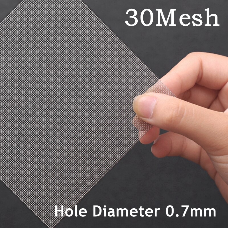 6-400 mesh 304 Stainless Steel Water Filter Mesh Kitchen Tools Food Coffee Wine Screen Filter Wire Net Fabric Screening Strainer: 30Mesh 0.7mm