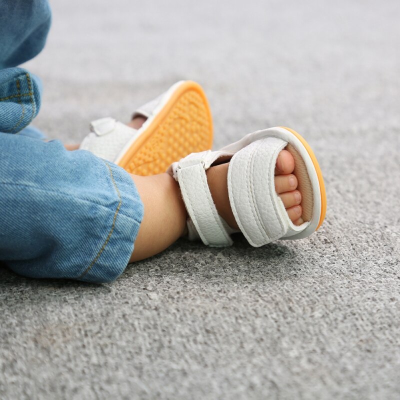 Baby Zomer Sandalen Voor 0-18 Maanden Jongen Meisje Slippers Peuter Kids Babyschoenen Pu Lederen Schoenen