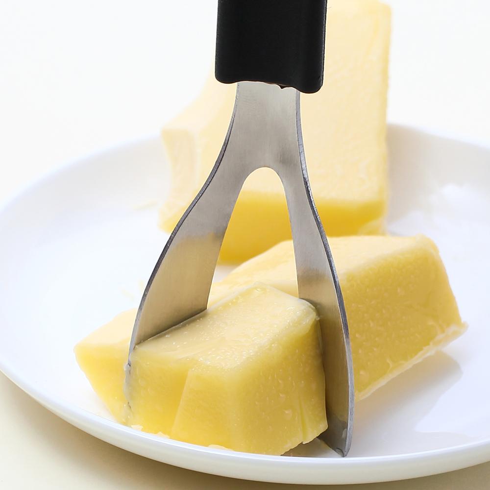 Coupe-fromage en acier inoxydable, coupe-beurre et manche en Silicone, grattoir à fromage, ustensiles de cuisine