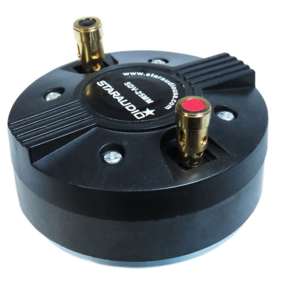STARAUDIO Dual 25MM 0.98 Inch 1000W 8 Ohms PA DJ Disco Stage Audio Speaker Horn Driver Tweeters Titanium Compression SDV-25MM