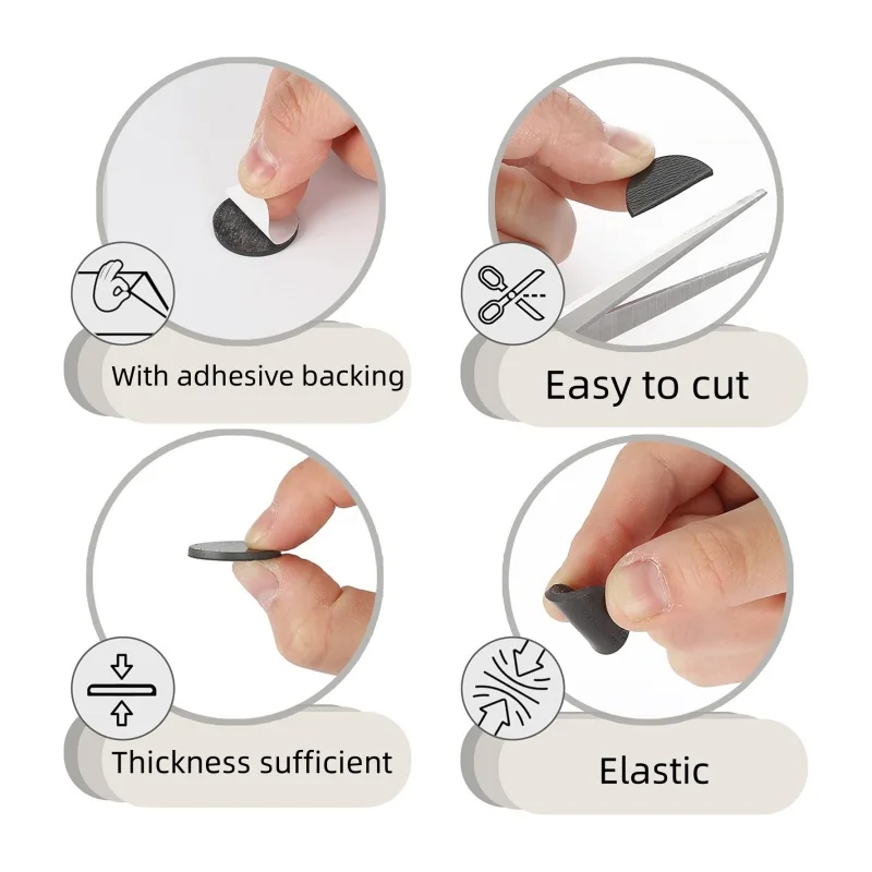 Magnetische Vellen 20/25/30/35 Ronde Magneet Stippen Zelfklevende Schijfmagneten Ronde Rubber Zachte Magnetische Vel DIY Craft Koelkast Decor