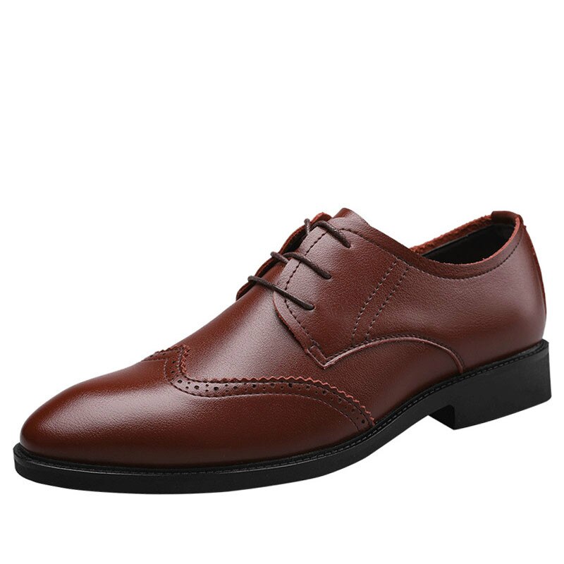 Leather Men Dress Shoes Formal Wedding Party Shoes... – Vicedeal