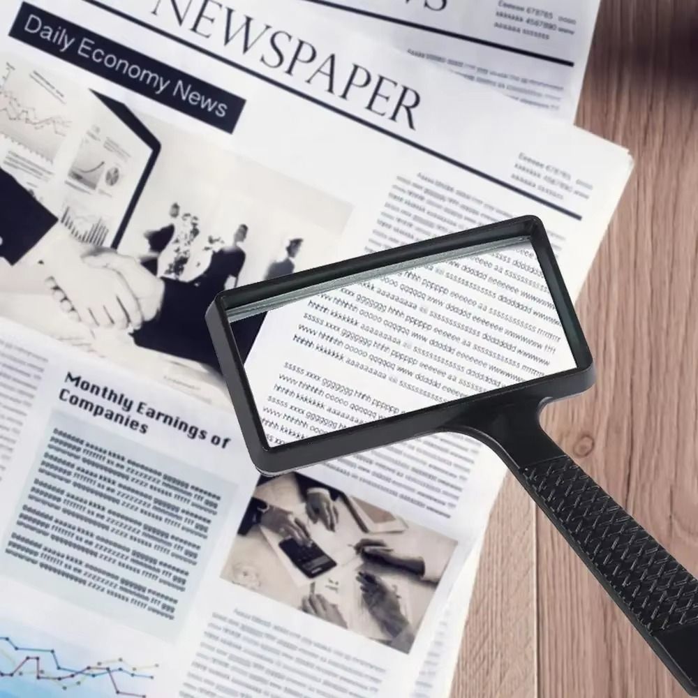 Handheld Loupe Magnifier Compact High Definition Magnifying Glass Portable Convenient 10X Magnifying Glass Reading