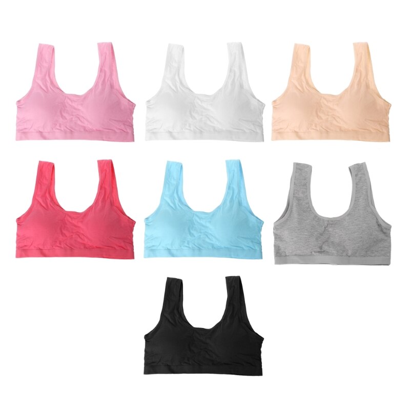 Teenage Kids Girls Underwear Teen Sports Bra Puberty Training Bra Underclothes