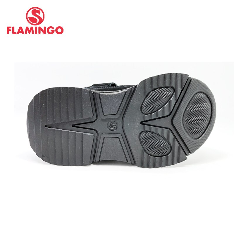 Flamingo anti-slip filt varm efterårs børnestøvler sko til drenge størrelse 25-30 tm155-2