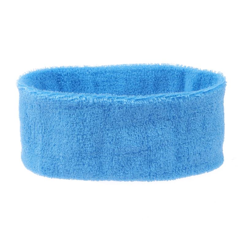 Muñequeras deportivas para Yoga, cinta para el pelo Facial para Spa, cinta para el pelo con cabeza envolvente, toalla ajustable para la cabeza (azul cielo): color 1