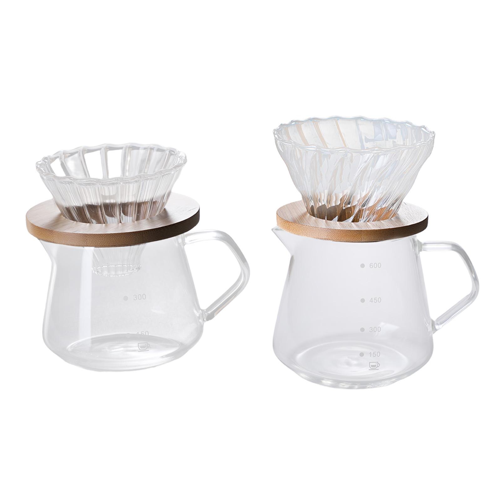 Coffee Dripper Pour Over Coffee Pot Hand Brewing Pots Coffee Filter Cup Coffee Kettle Dripper Stand Coffee Maker Set