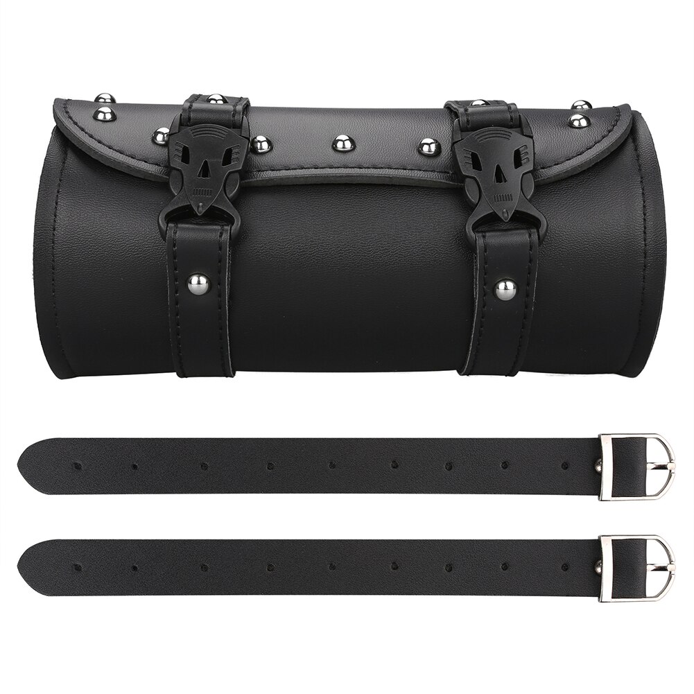 Luxury Waterproof Motorcycle PU Leather Saddle Bags Side Storage Tool Bag Tail Bag Moto Motorbike Luggage Suitcase Bucket Bag