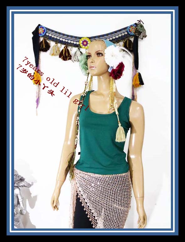 Mavedans top modal mavedans top dansetøj, yogatøj tribal fusion hhe 02
