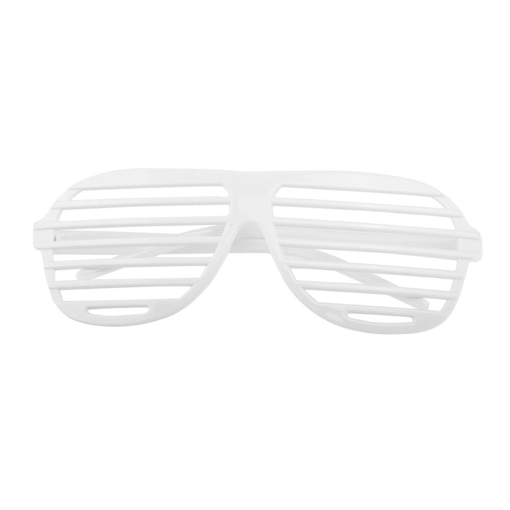 12 paires de obturateur lunettes lunettes de soleil Club fête Cosplay accessoires (couleur mixte)