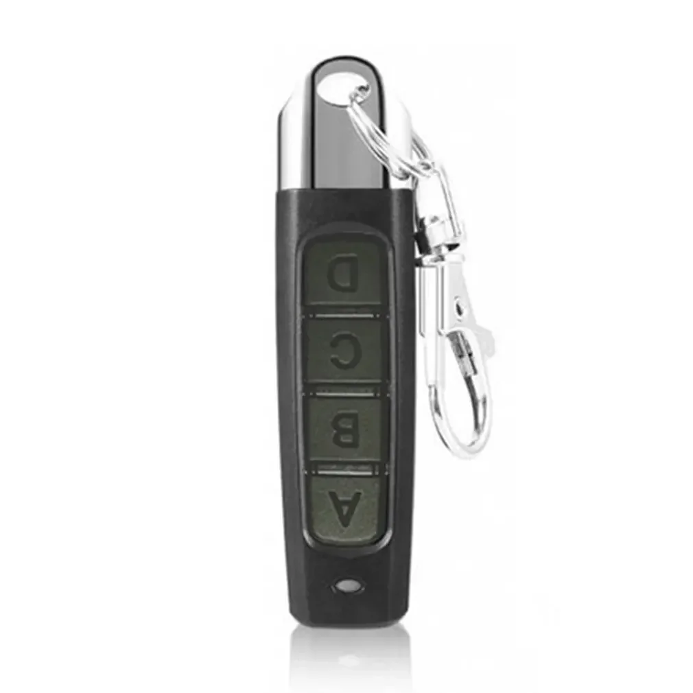 433MHZ 433.92mhz Afstandsbediening Garagepoort Deuropener Afstandsbediening Duplicator Clone Leren Rolling Code: Black