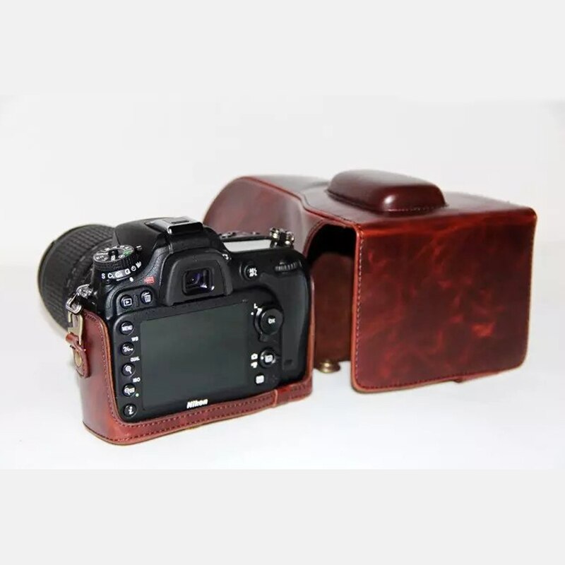 Funda de piel sintética portátil para Canon EOS 60D 70D 80D 90D 80D MarkII DSLR, funda protectora para cámara