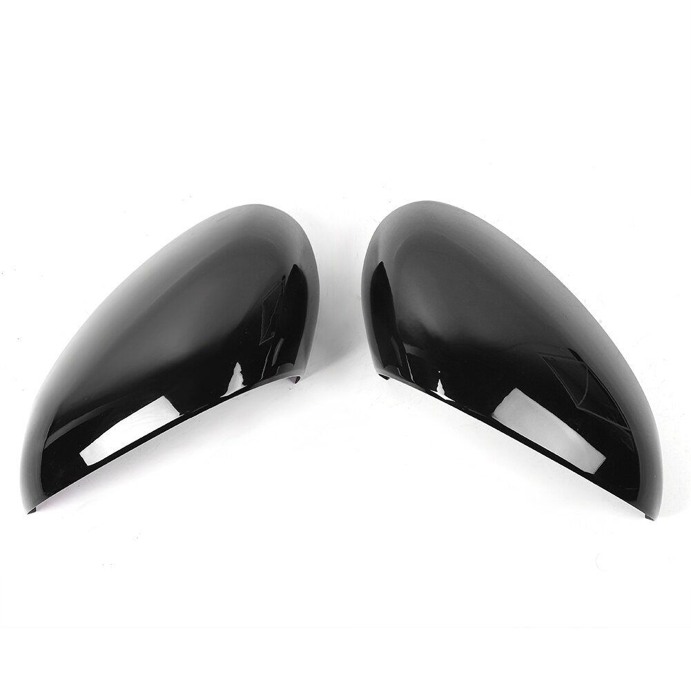 2pcs Side Rearview Mirror Cover Decorative Housing Fit for Alfa Romeo Giulia Piano Black Car Styling