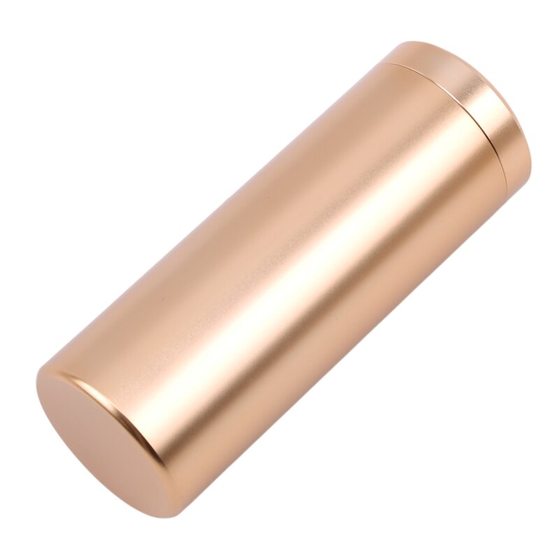 Recipiente hermético a prueba de olor, caja de aluminio Para hierbas, lata sellada jarras de té: gold