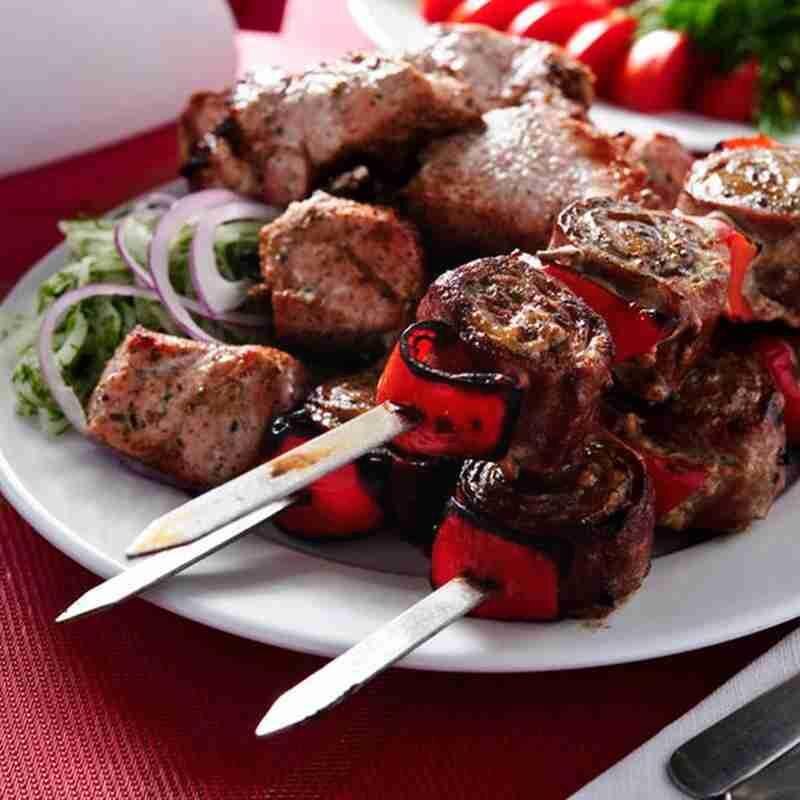 Large Barbecue Skewers Flat Extra Wide Kebab Shish Heavy Steel Grill Sign Barbecue Duty Strong Bbq L9J3