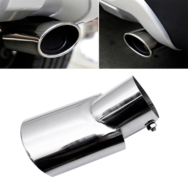 Silenciador de escape trasero de acero inoxidable para coche, pieza de tubo de extremo para Hyundai Venue