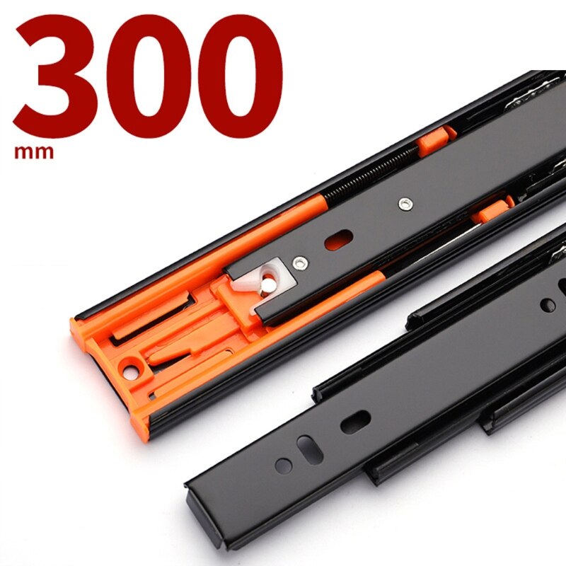 Drawer Rails Heavy Duty Cabinet Drawer Slides Soft Close Full Extension Home Runners Slide Self Closing Cold RolledSteel meuble