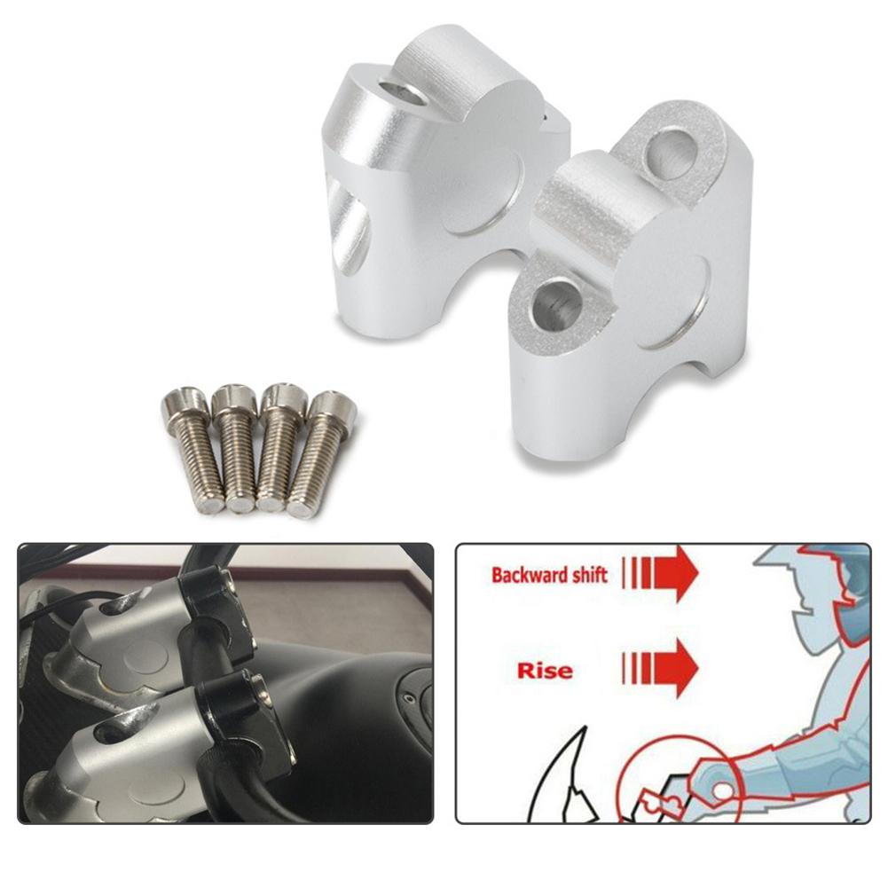 Motorcycle Riser Lifting Handlebar Clamp 22MM Universal Motorcycle Clamp Bar Risers Motorcycle Accessories Bike Handlebar