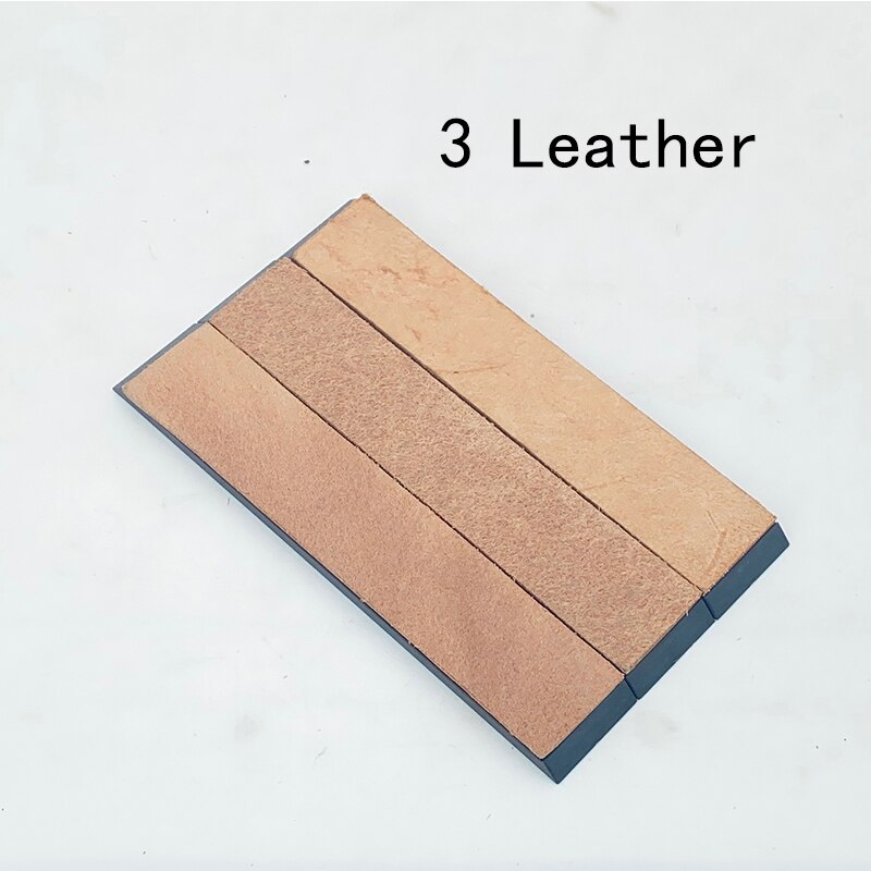 Sharpened leather Paste Sharpening wax grinding polishing knife sharpener Leather Compound Grinding Knife machine Honing Strop: 3 Medium leather