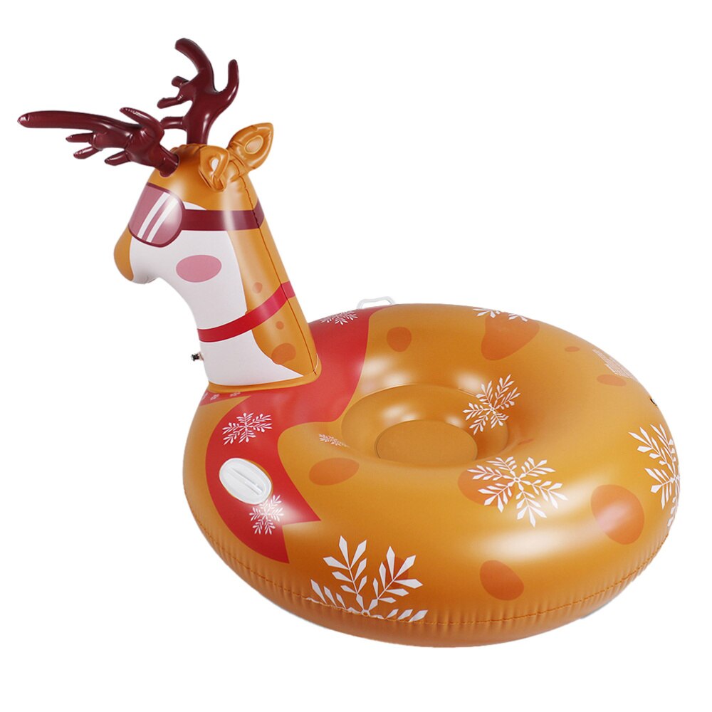 1 Pc Snow Tube PVC Snow Sled Snow Sled Tube Inflatable Snow Tube Deer Snow Tube for Outdoor Kids: Default Title