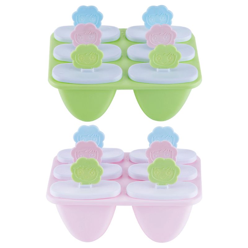 Smiley uchwyt lód forma na krem urocza forma robić lodów na patyku domowe DIY lody na patyku formy X4YD