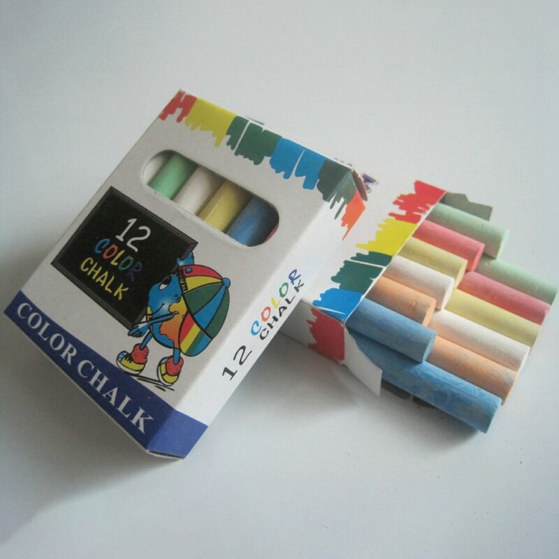 Maling farge kritt lærer tavle kritt graffiti papirvarer 12 stk