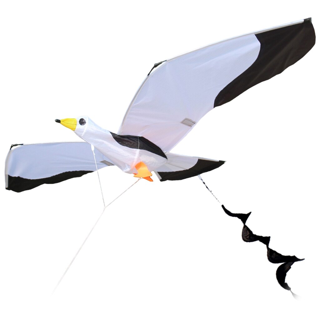 3D Seagull Kite Met Vliegende Gereedschap Voor Kids Volwassenen Voor Park Sport Speelgoed Strand