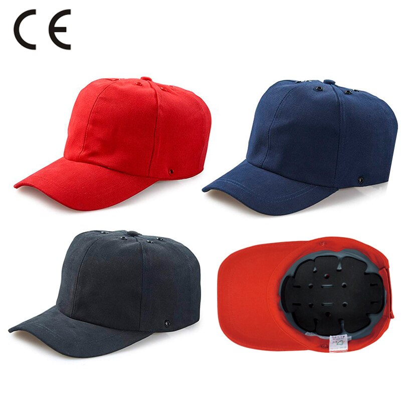 Baseball Bump Cap Safety Hard Hat Head Protection Cap Adjustable Protective Hat