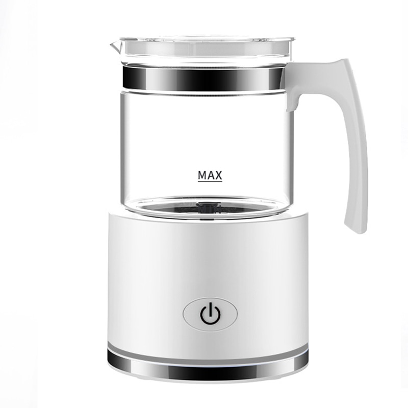 Melkeskummer elektrisk melk dampbåt mykt skum maker til og kald melkeskum, kaffe, latte, melk varmere varmeapparat eu støpsel: misligholde tittel