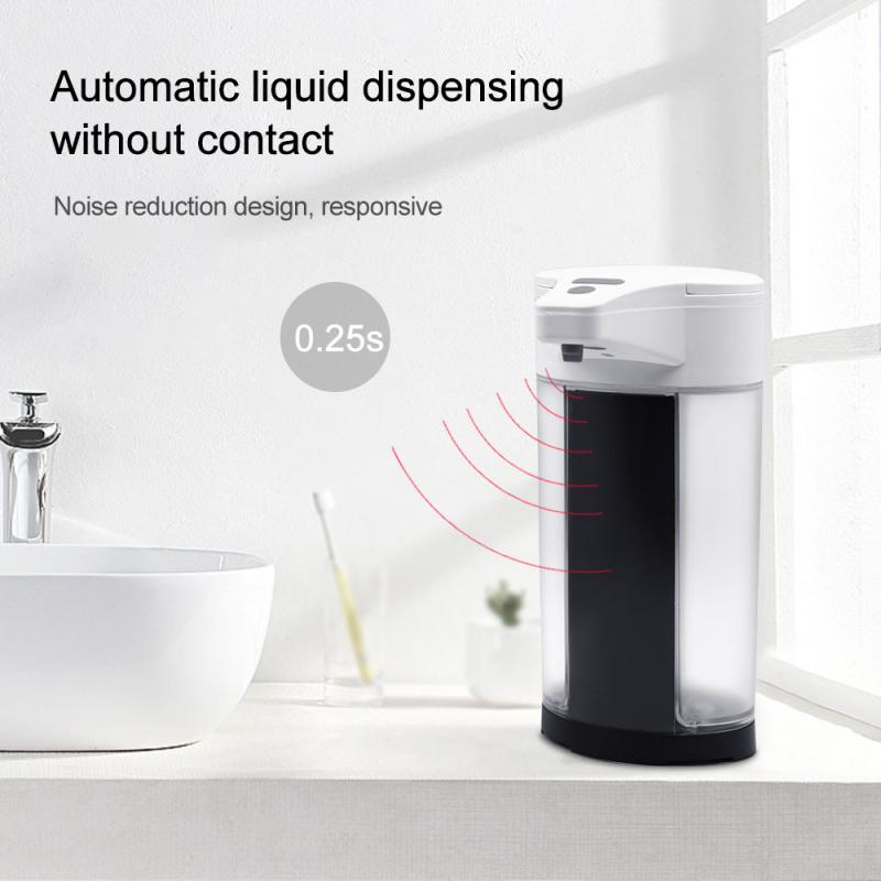 Automatic Soap Dispenser Infrared Touchless Motion Bathroom Dispenser Infrared Motion Sensor Hands-Free Soap Pump Dispenser