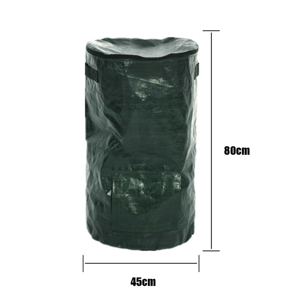 L xl keittiö puutarha piha komposti pussit hedelmä käymisjätepussit pidike hävitys keräilijä roskakori: 45 x 80cm