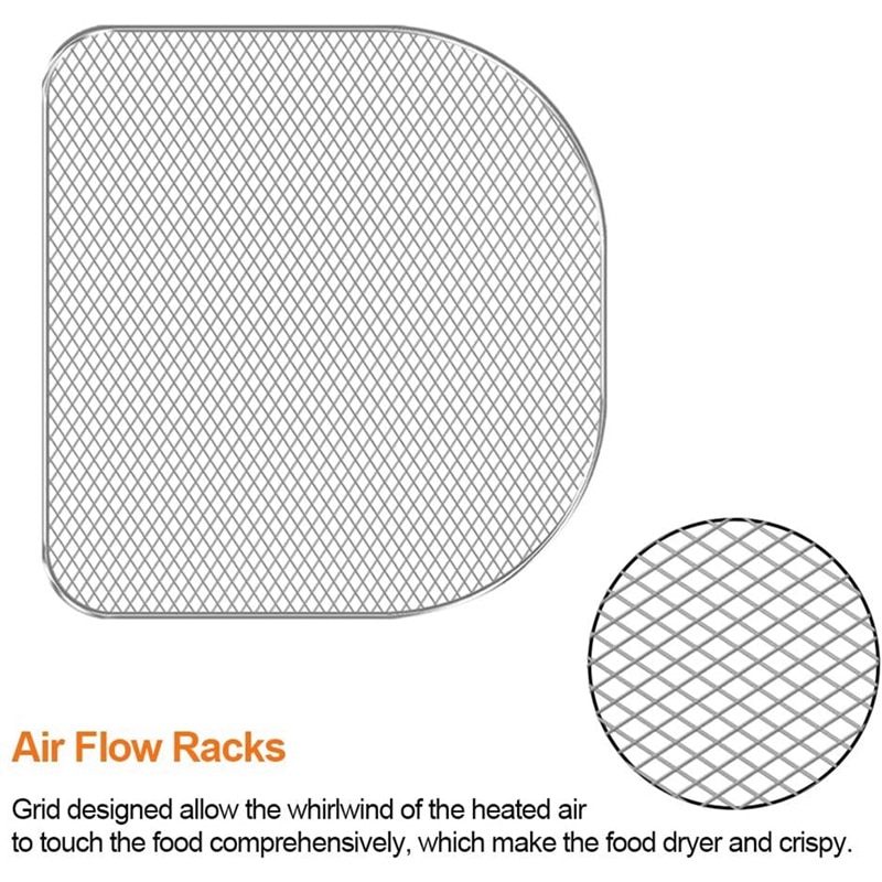 Dehydrator Rack for Air Fryer Oven,6 Quart Air Fryer Accessories,Dehydrated Fruit and Meat,Air Rack,Dehydration Tray 3Pc