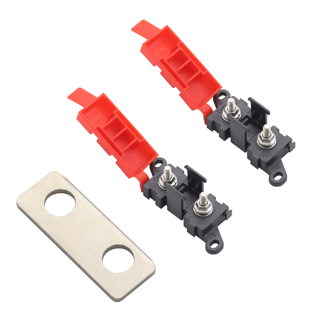 Porte-fusible fixe à boulon de voiture à 2 voies, haute Performance, Modification du Circuit RV, Type boulon de fourche, boîte à fusibles boulonnées pour camion RV